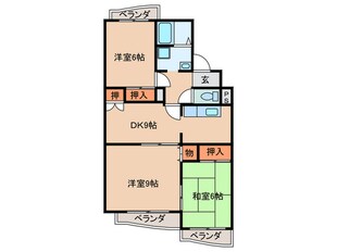 ベネ・ドマ－ニの物件間取画像